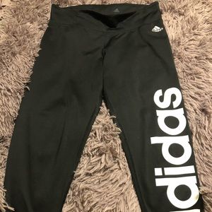 Black Adidas Cropped Leggings